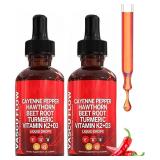 2Pcs Cayenne Pepper Liquid Drops - Natural Cayenne