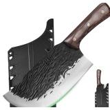 NEW $44 Heavy Meat Cleaver w/Sheath