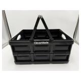 CleverMade Collapsible Crate Black (Used)