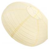 $81 NEW 2pk Alipis Oval Paper Lantern Lampshade 15