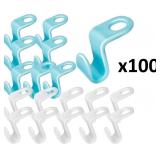 NEW 100PK Space Saver Hanger Connector Hook