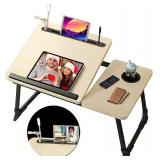 SEALED $85 Laptop Desk for Bed w/USB & Fan