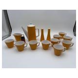 Vintage Primestone Sunflower Tea Set 15pcs (Used)