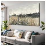NEW $100 Large Size Abstract Wildflower Wall Art