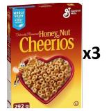 SEALED 3 Boxes Of Honey Nut Cheerios Cereal