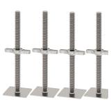 $107 NEW Screw Jack Scaffold 1-1/4' OD, 4 Pack Adj