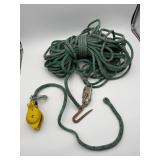 $200 Safety Rope w/ Hook & Pulley (Used)