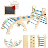 $113 BlueWood Pikler Triangle Set, 7-in-1 Foldable