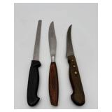 Kitchen Knife Set 3 pcs (Mixed Styles)