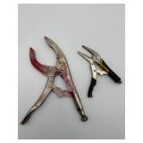 Locking Pliers Set 2pcs (Used/Heavy Duty)