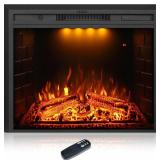 $380 NEW 30 inch Wide Electric Fireplace Inserts,