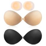 NEW (C) 2pk Silicone Stick-On Push-Up Bras