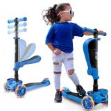 NEW $79 Kids Scooter w/LED Light Up Wheels