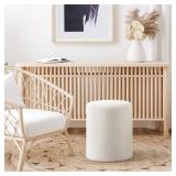 $80 Get Set Style Modern Round Ottoman