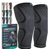 $40 (XXL) 2 Pack Compression Knee Braces