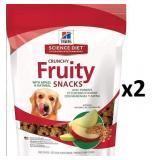 SEALED 2PK Natural Fruity Snacks Treats For Dogs