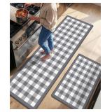 NEW $70 2pcs ( 20x29+20x59') Kitchen Mat