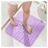 SEALED Square Shower Mat w/Suction Cups 53x53cm