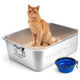 MISSING $60 Stainless Steel Litter Box with Handle