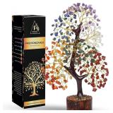 NEW 7 Chakra Bonsai Crystal Tree Of Life