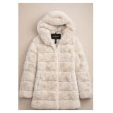 $450 BCBGMAXAZRIA Faux Fur Jacket (S/P)