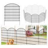$104 (40') 5-Panels Metal Garden Fence