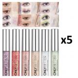 NEW $38 5 x 6PKs Liquid Glitter Eyeshadow Set