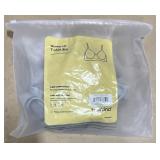 (2XL) 3 Set Polyester T-Shirt Bra