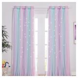 NEW $55 White Gauze & Blackout Drapes