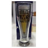 NEW $43 (16oz) Old Lives Matter Beer Glass