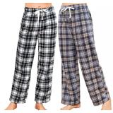NEW (M) U2SKIIN 2 Pack Women Fleece Pajama Pants,