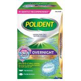 Polident Overnight Daily Denture Cleanser, 4 in 1