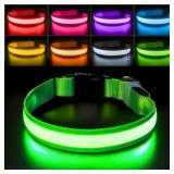 NEW (Medium) LED Dog Collar Rechargeable