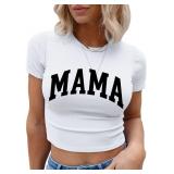 NEW (small) Crop Tops for Women Short Sleeve Summe
