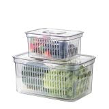 $41 2-Pack Clear Refrigerator Organizer Bins
