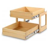 $104 Pull Out Cabinet Organizer, 23'W 21'D 16'H,