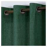 NEW $99 Dark Emerald Green Academia Curtains 52x96