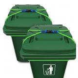 NEW $30 2PK Outdoor Garbage Can Locks, Bear Proof
