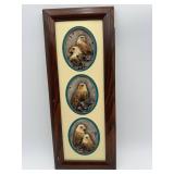 Framed Eagle Wall Art 3D (Decor)