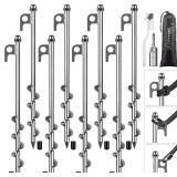 NEW $102 6PK 12' Heavy duty Ground Anchors Kit