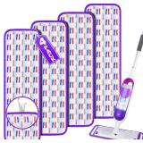 NEW 4PK Universal Reusable Mop Pads