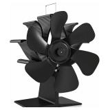 $45 Wood Stove Fan, Signstek 6-Blade Heat Powered