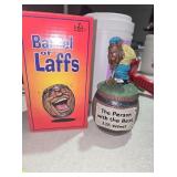 NEW 5' Barrel Laffs 'The Person w/the Best Lie..'