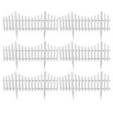 $55 Angoily 6 Pack Plastic Garden Edging Fence Whi