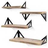 $68 NEW Klvied Floating Shelves Wall Mounted 4pc