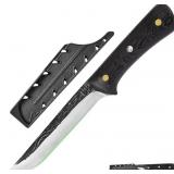 NEW $50 Multi-Color Wood Handle Knife w/Sheath