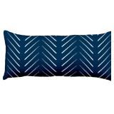 NEW College Covers Chevron Columns Pillow, 16' x 8