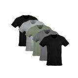 NEW (M) Gildan Men's Short Sleeve V-neck T-Shirts