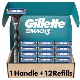$49 Gillette Mach3 Shaving 3-Blade Razor for Men w