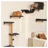 NEW $100 4-In-1 Cat Furniture Wooden Wall Set